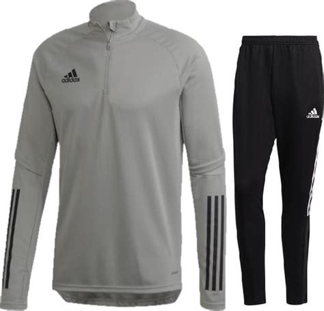 adidas trainingpas grijs|adidas trainingspak mannen.